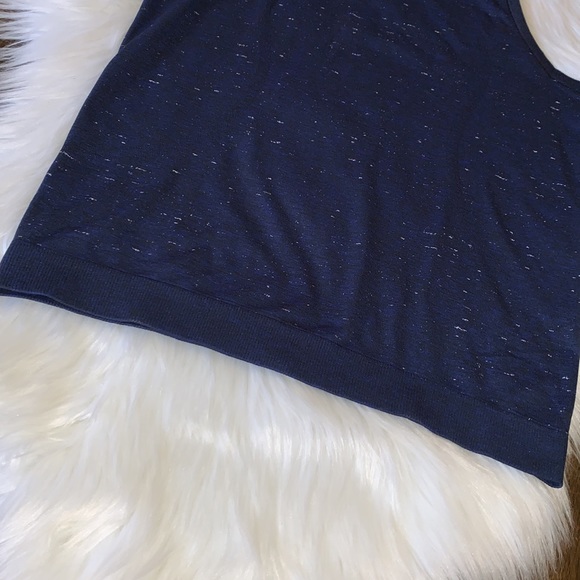 Lululemon Swiftly Relaxed Tank Cosmic Shift Hyper Blue / Black Size 4 - Picture 13 of 14